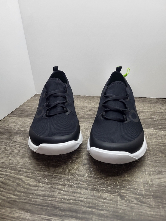 Oofos OOmg Sport LS Low Shoe Men\'s Size 8 Black White New